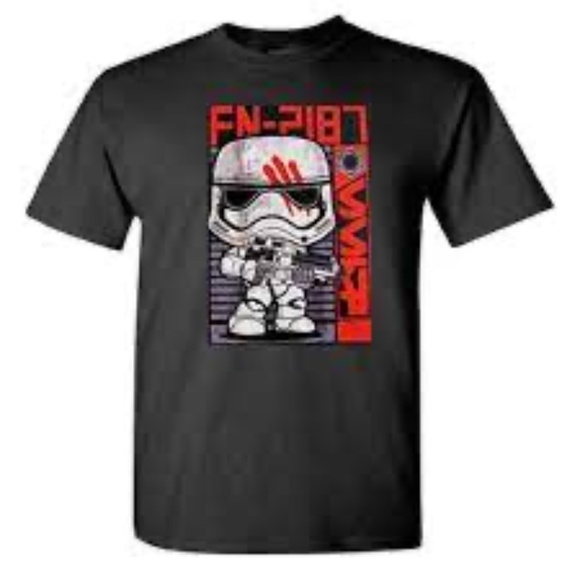 Funko Pop Star Wars Stormtrooper Graphic Short Sleeve T-Shirt - Picture 1 of 5